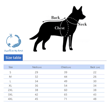 ★予約販売１０％割引★２０２５F/W暖かいコットンパッド入りハーネス一体型ベスト - Pacific & My Pooch