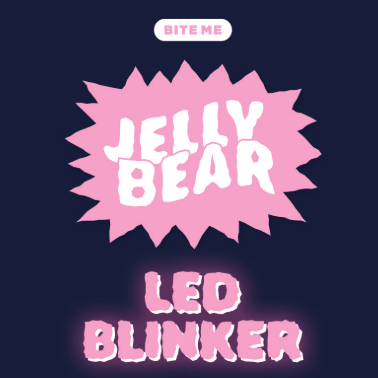 ジェリーベア Jelly Bear  充電式 LED ライト Blinker ペット散歩用