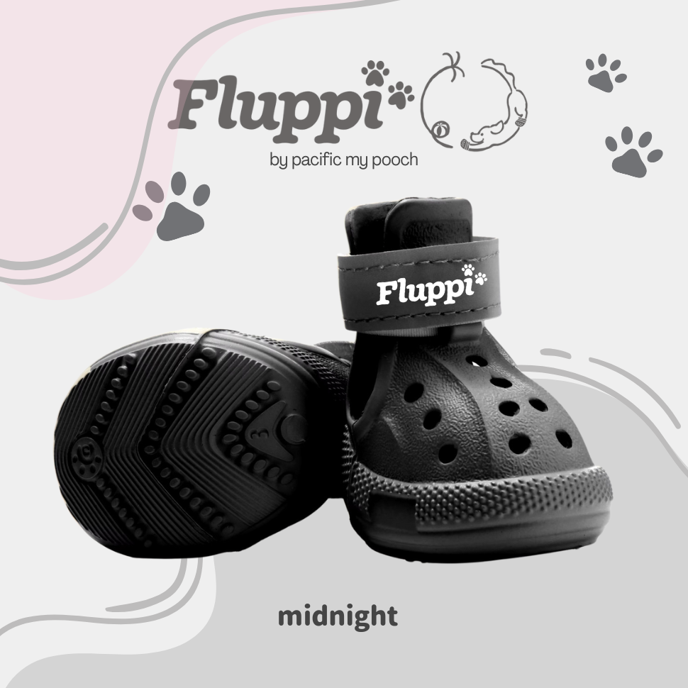 【Fluppi🐾 by Pacific My Pooch】やさしく守るクロックス風シューズ(４個入りセット)