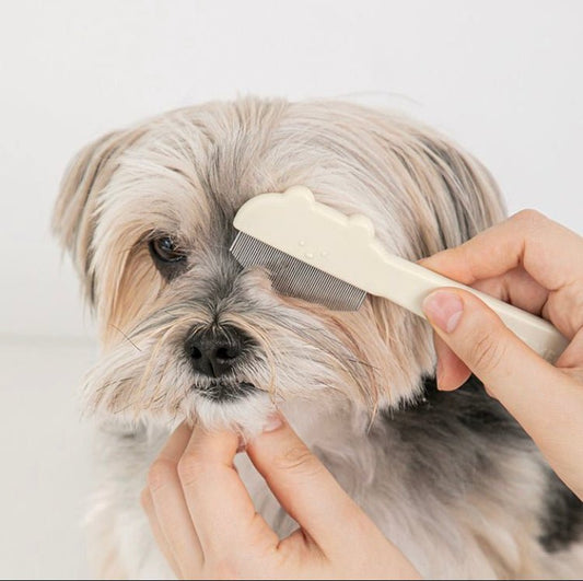 ワンちゃん顔周りのお手入れに　Biteme jellybear round face comb - Pacific & My Pooch