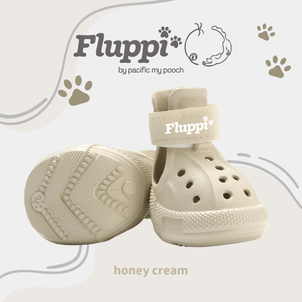 【Fluppi🐾 by Pacific My Pooch】やさしく守るクロックス風シューズ(４個入りセット) - Pacific & My Pooch