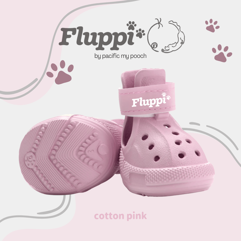 【Fluppi🐾 by Pacific My Pooch】やさしく守るクロックス風シューズ(４個入りセット) - Pacific & My Pooch