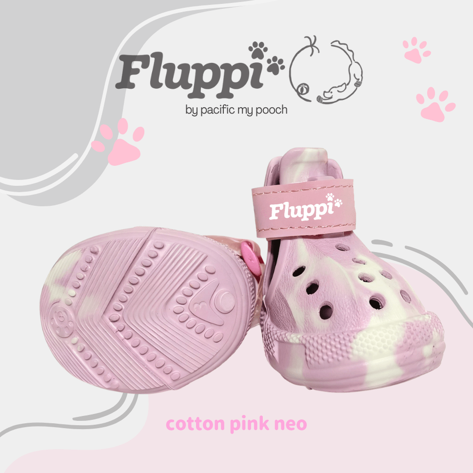 【Fluppi🐾 by Pacific My Pooch】やさしく守るクロックス風シューズ(４個入りセット) - Pacific & My Pooch